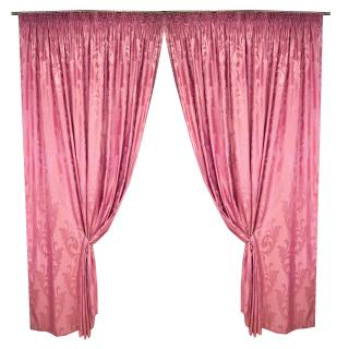 Set draperii Velaria jacard roz, 2 315x245 cm