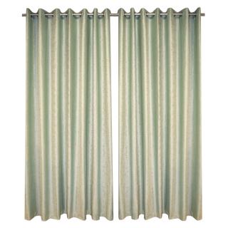 Set draperii Velaria menta cu capse, 2x180x245 cm