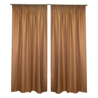 Set draperii Velaria rustic maro, 2x135x240 cm