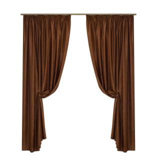 Set draperii Velaria soft chocolat, 2 200x245 cm