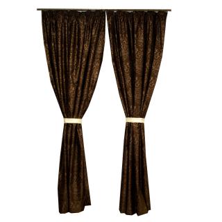 Set draperii Velaria tafta wenge, 2 175x260 cm