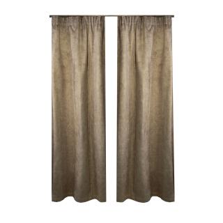 Set draperii Velaria Terra crem, 2x285x255 cm