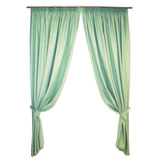 Set draperii Velaria verde salvie 2x200x260 cm