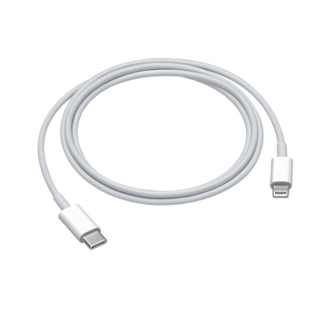 Cablu Type-C To Lightning pentru iPhone 1m, alb