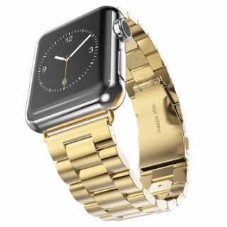 Curea din Metal Inoxidabil pentru Apple Watch 1   2   3   4   5   6   7   8   SE   SE 2 (38mm   40 mm   41 mm) - Gold