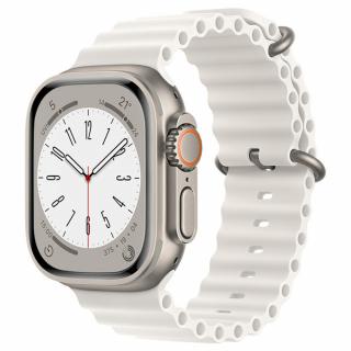 Curea pentru Apple Watch 1   2   3   4   5   6   7   8   SE  SE 2 (38 mm   40 mm   41 mm) - White