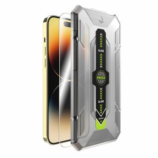 Folie de Sticla Transparenta si Kit de Aplicare pentru iPhone 13 Pro Max  14 Plus