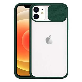 Husa cu protectie camera pentru Iphone 12 Verde