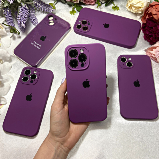 Husa din Silicon cu Protectie Camera pentru iPhone 11, Dark-Purple