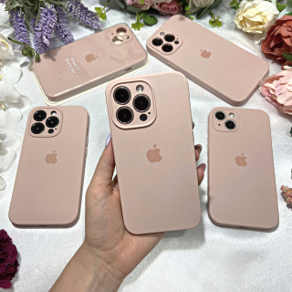 Husa din Silicon cu Protectie Camera pentru iPhone 11 Pro Max, Nude