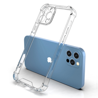 Husa iPhone 15 Pro Max, Bumper Anti-Shock Transparenta Full Protection