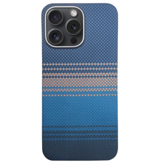 Husa iPhone 15 Pro Max, Kevlar Aramid Fiber with MagSafe, Blue Moonrise