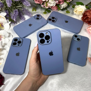 Husa Pentru iPhone 11 Pro Sticla si Silicon, Blue