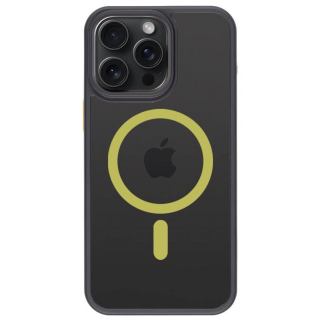 Husa pentru iPhone 15 Pro Max Tactical MagForce Hyperstealth 2.0, Black Yellow