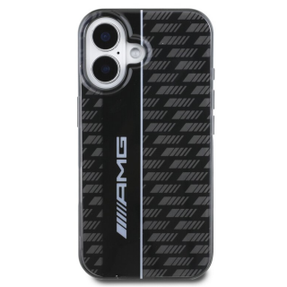 Husa pentru iPhone 16 AMG Carbon Pattern, Black