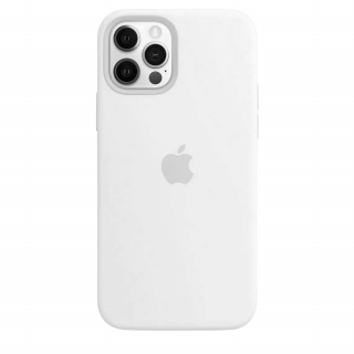 Husa pentru iPhone 16 Pro Max din Silicon, Alba
