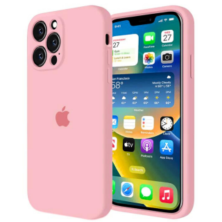 Husa pentru iPhone 16 Pro Max, Silicon cu Protectie Camera, Roz