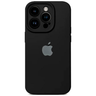 Husa pentru iPhone 16, Silicon cu Protectie Camera, Neagra