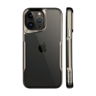 Husa ShockProof NewZone pentru iPhone 14 Plus 15 Plus, Golden Gray Light