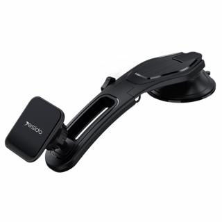 Suport Auto (C107) - Magnetic Grip, 360   Rotation Angle, for Dashboard, Windshield - Black