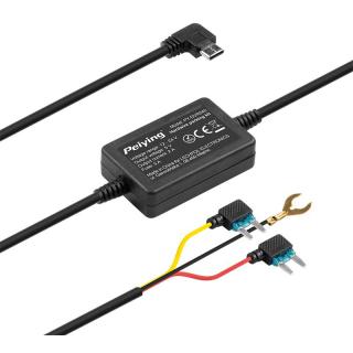 Cablu adaptor pentru camere DVR, conexiune 24 7, intrare USB-C, kit instalare camere DVR 12-24V