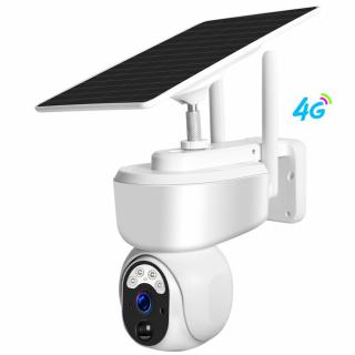 Camera de supraveghere cu cartela SIM 4G, cu acumulatori si panou solar,Rotativa, Microfon, Difuzor, Control telefon, Full HD