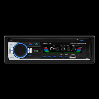 Casetofon auto universal, MP3 PLAYER 1DIN, 60W X4, Bluetooth,2X USB, CARD SD, AUX, intrare RCA subwoofer
