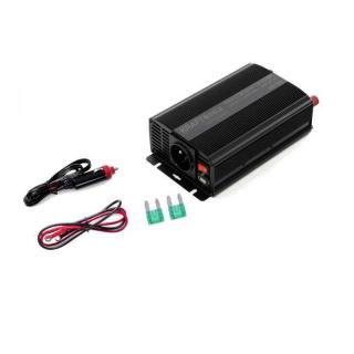 Invertor Sinusoidal 12V, 500W Continu, 1000W Impuls ,   Convertor cu Port USB si Protectie Avansata