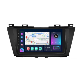 Navigatie Android Mazda 5 (2010-2015), Android 12, DSP 4GB RAM 64GB ROM, Cartela SIM 4G, CarPlay si Android Auto Wi-fi, Youtube, Waze