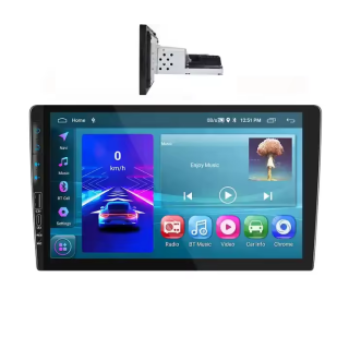 Navigatie auto universala, Tableta 9 inch, 1DIN, 2GB RAM, 32GB ROM, USB C Frontal, Android Auto, Carplay Wireless, GPS, Bluetooth 4.0, Radio FM, Touchscreen