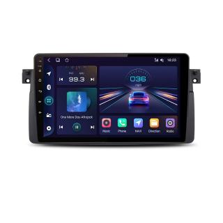 Navigatie BMW E46 (1998-2005) cu Android 12 DSP, 2GB RAM 32 GB ROM ecran 9 Inch,Carplay si Android Auto