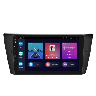 Navigatie BMW Seria 3 E90, E91, E92, E93 cu Android 12, 2GB RAM 32 GB ROM ecran 9 Inch,dedicata ,Carplay si Android Auto