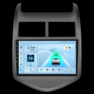 Navigatie Chevrolet Aveo (2011-2013), Android 12, 2GB RAM 32GB, DSP, Carplay si Android auto, ecran 9 inch