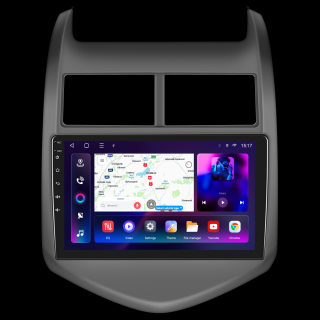 Navigatie Chevrolet Aveo (2011-2013), Android 12, 8GB RAM 128GB, SLOT SIM 4G, DSP, Carplay si Android auto, ecran 9 inch