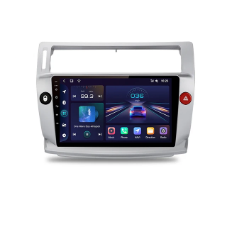 Navigatie Citroen C4 din (2004-2012) cu Android 12, 4GB RAM 64GB ROM, SIM 4G, DSP, ecran 9 Inch,Carplay si Android Auto