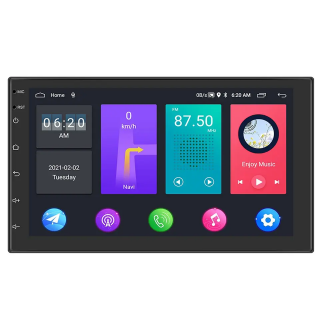 Navigatie cu Android Universala 2DIN, 1 GB RAM 16 GB ROM, Golf 4, Passat B5,Skoda, Bora