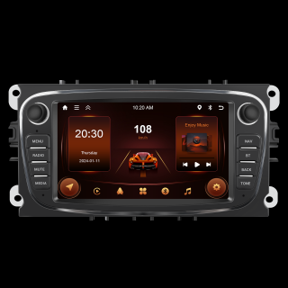 Navigatie dedicata Ford Focus Kuga Mondeo S-Max C-Max Galay (2006-2011) Android 13, 2GB+64GB, Carplay si Android Auto, DSP, RDS ecran 7 inch