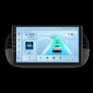 Navigatie FIAT 500 (2007-2015), Android 12, 2GB RAM 32GB, DSP, Carplay si Android auto, ecran 9 inch