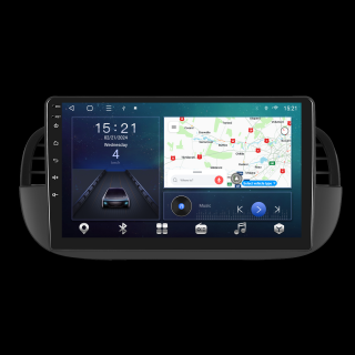 Navigatie FIAT 500 (2007-2015), Android 12, 4GB RAM 64GB, SLOT SIM 4G, DSP, Carplay si Android auto, ecran 9 inch