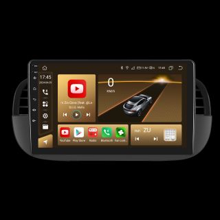 Navigatie FIAT 500 (2007-2015), Android 12, 8GB RAM 128GB, SLOT SIM 4G, DSP, Carplay si Android auto, ecran 9 inch