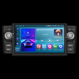 Navigatie Fiat Grande Punto (2007-2012) cu Android 13 2GB 64GB, DSP, CarPlay si Android Auto, ecran 7 inch