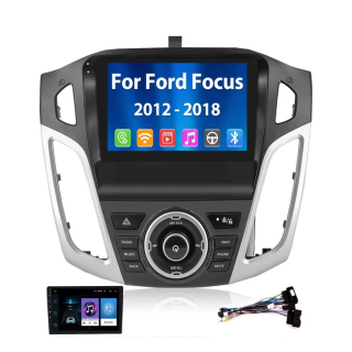 Navigatie Ford Focus (2012-2018) cu Android 12, 2GB RAM 32 GB ROM ecran 9 Inch,Carplay si Android Auto