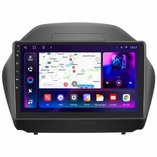 Navigatie Hyundai IX35 (2010-2015) Android 12, 4GB RAM 64GB, SLOT SIM 4G, DSP, CarPlay si Android Auto, ecran 10 inch