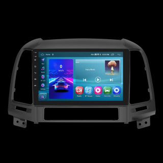 Navigatie Hyundai Santa Fe 2 (2006-2012) cu Android 11, ecran 9 Inch, 2GB RAM 32 GB ROM,Carplay si Android Auto