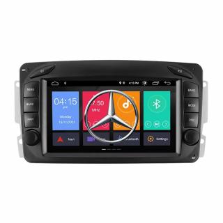 Navigatie Mercedes-Benz W203 W209 W210, Android 12 2GB 32GB, CarPlay si Android Auto wifi, ecran 7 inch