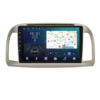 Navigatie Nissan Micra III (2002-2010), Android 12, 4GB RAM 64GB, SIM 4G, DSP, Carplay si Android auto, ecran 9 inch