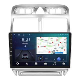 Navigatie Peugeot 307 (2002-2013),Android 12 4GB RAM 64GB, SLOT SIM 4G, Carplay si Android Auto ecran 9 inch