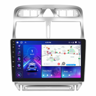 Navigatie Peugeot 307 (2002-2013) Android 13, 4GB RAM 64GB, DSP, Carplay si Android Auto ecran 9 inch