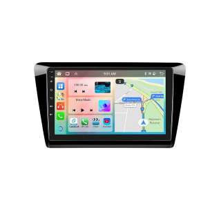 Navigatie Skoda Rapid   Seat Toldeo (2012,  2019) cu Android 12, 8GB RAM 128GB ROM, SIM 4G, CarPlay si Android Auto, DSP, ecran 9 inch