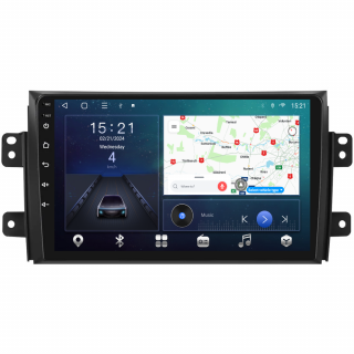 Navigatie Suzuki SX4 (2005-2014) cu Android 12, 4GB RAM 64GB ROM, SIM 4G, DSP, Carplay si Android Auto ecran 9 inch